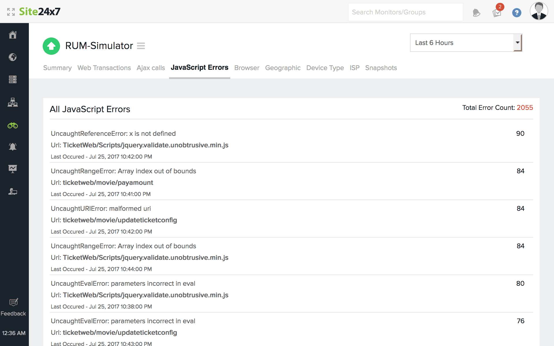 Pinpoint JavaScript errors in Angular apps javascript errors